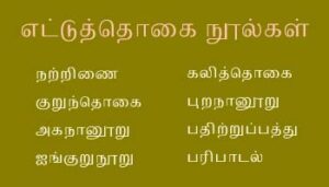 எட்டுத்தொகை நூல்கள்